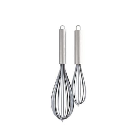 Core Home Core Home 6012600 Gray Silicone & Stainless Steel Whisk Set 6012600